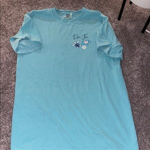 ron jon teal turtle shirt